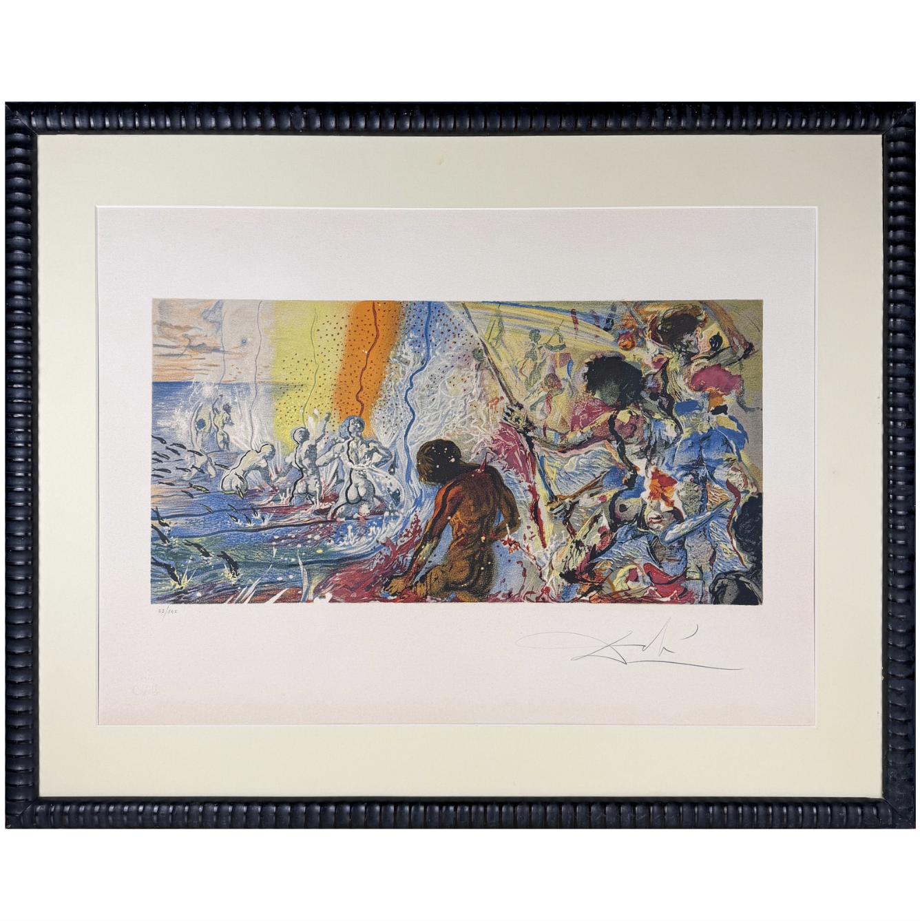 Salvador Dalí | Original Lithograph | “The Blue Elephant”